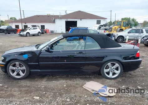 2006 BMW 325Ci из США, поврежденный, VIN WBABW33486PX85565